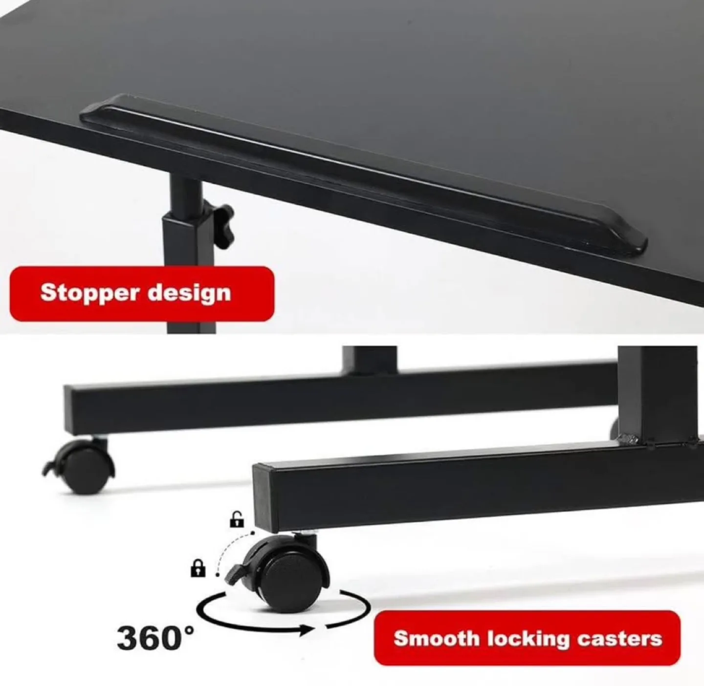Adjustable Height Mobile Laptop Table Stand image indicator(6)