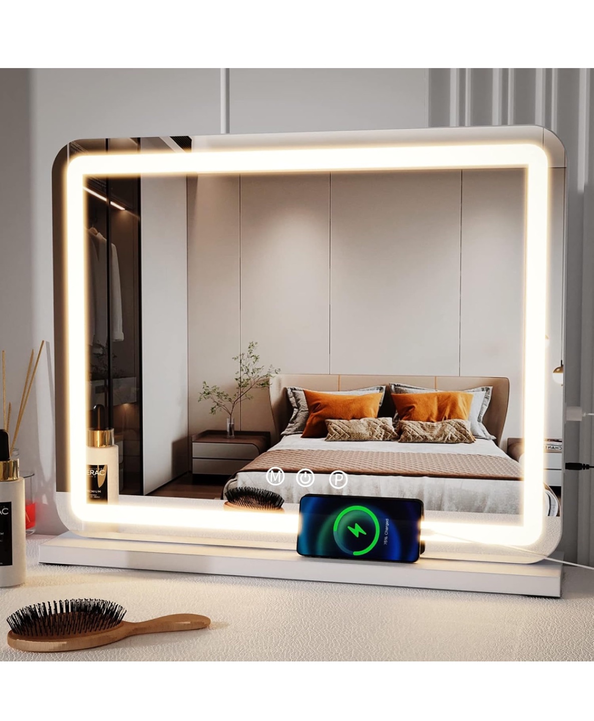 LED Lighted Vanity Mirror - Floor Standing & Wall Mounted