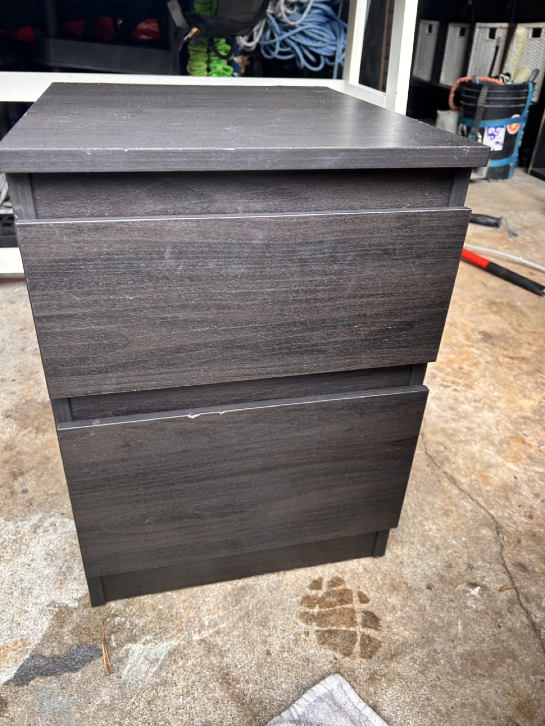IKEA MALM Dark Brown Nightstand