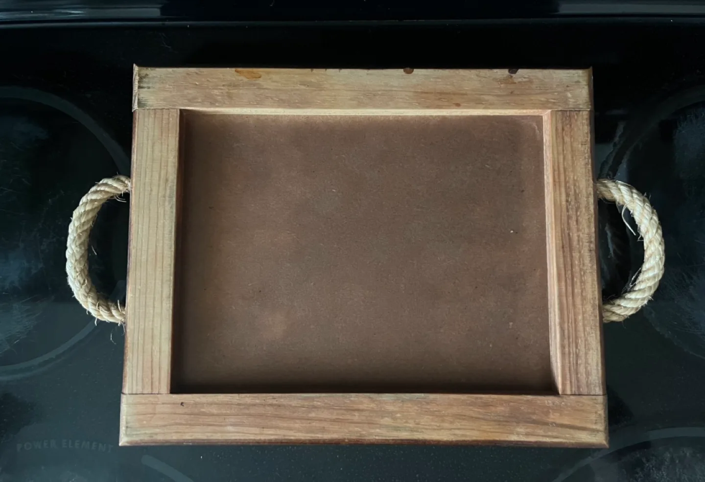 Vintage Portuguese Tile Trivet with Wooden Frame image indicator(4)