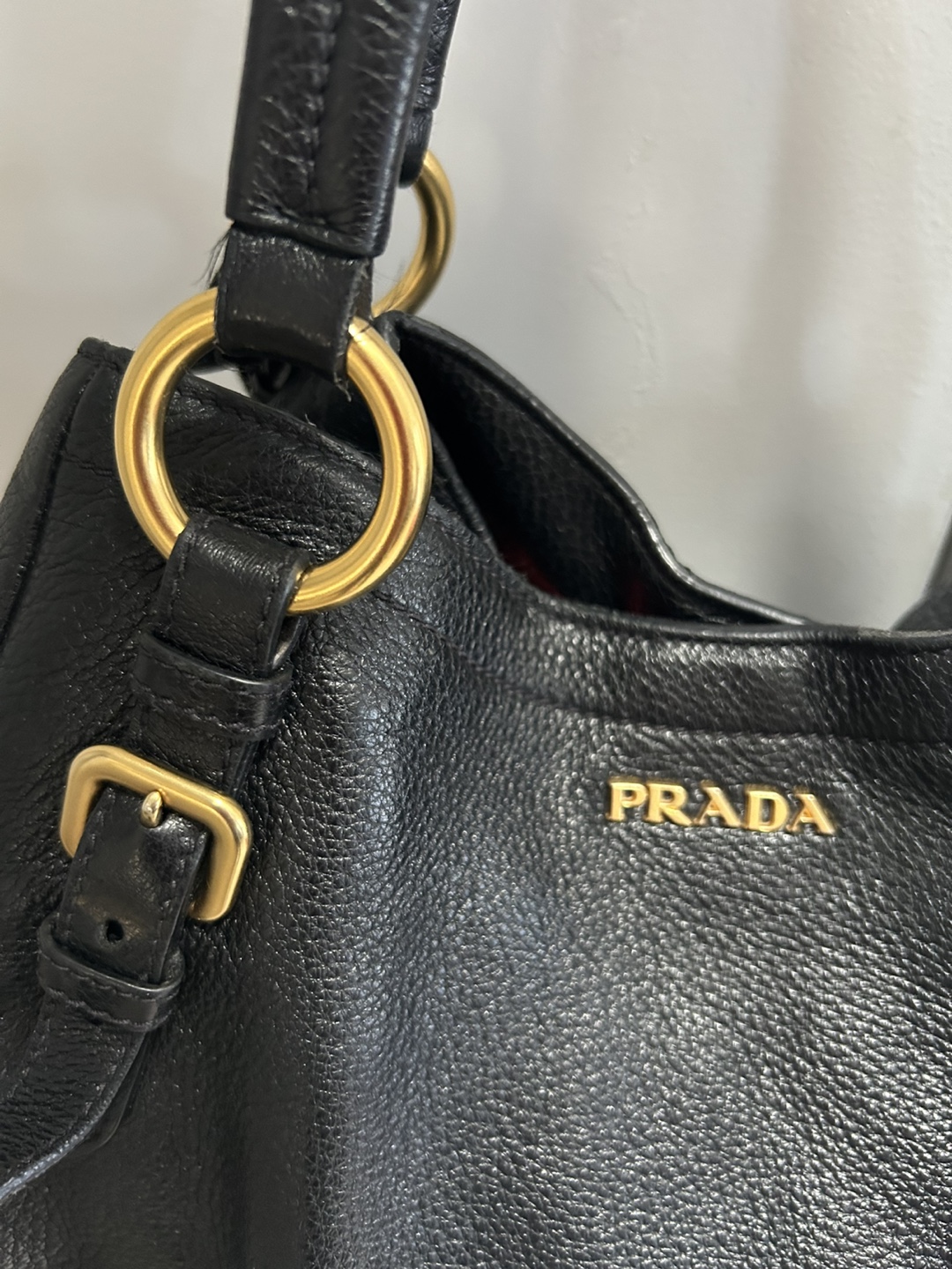 Authentic Prada Leather Handbag - photo 3