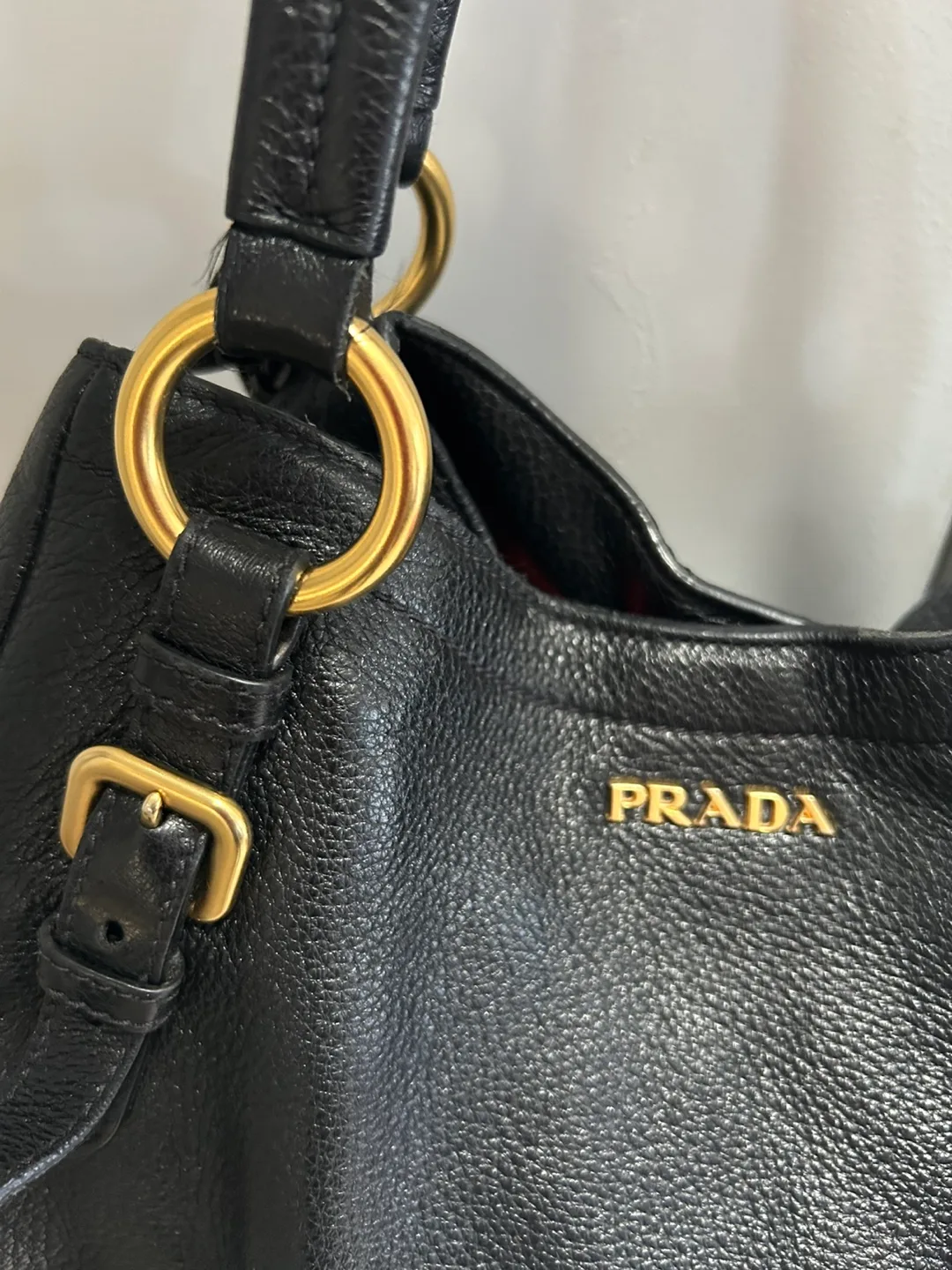 Authentic Prada Leather Handbag image indicator(3)