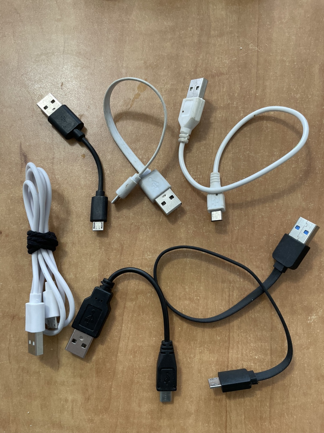 USB charge cables