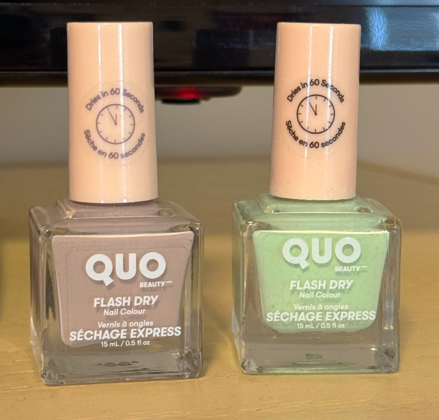 Quo Beauty Flash Dry Nail Polish Duo