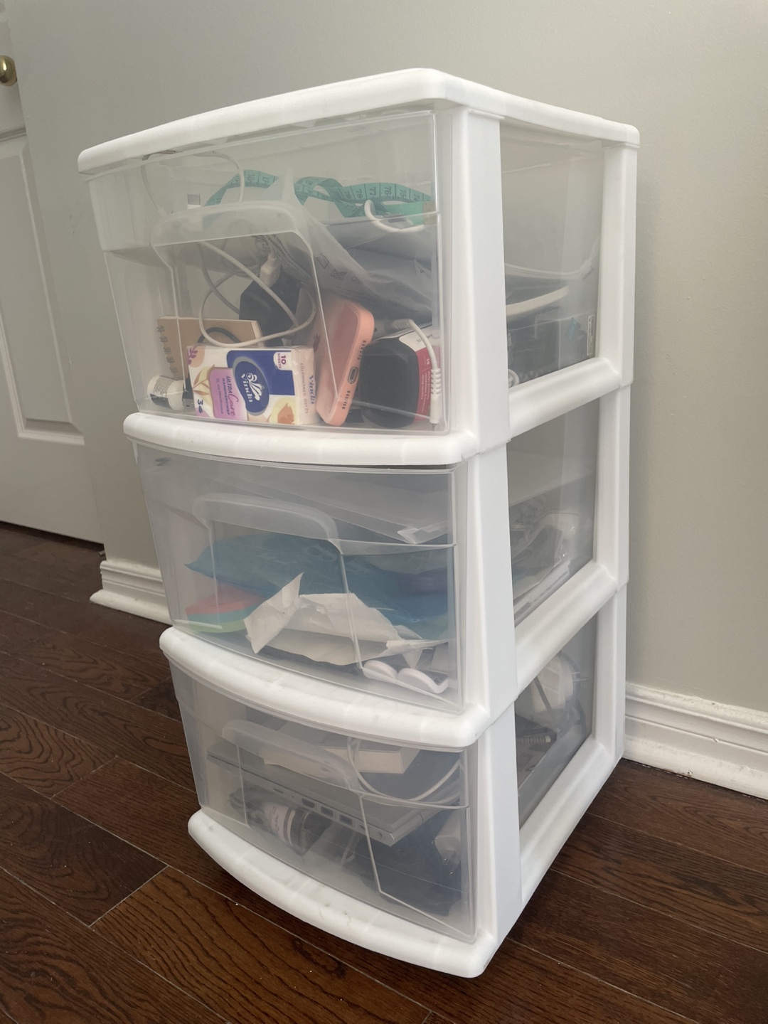 Three-Drawer Rolling Storage Cart - photo 3