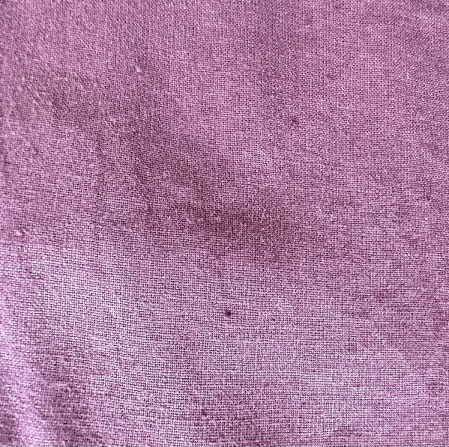 Athleta Playa Purple Oversized Linen Button-Down Shirt Large image indicator(3)