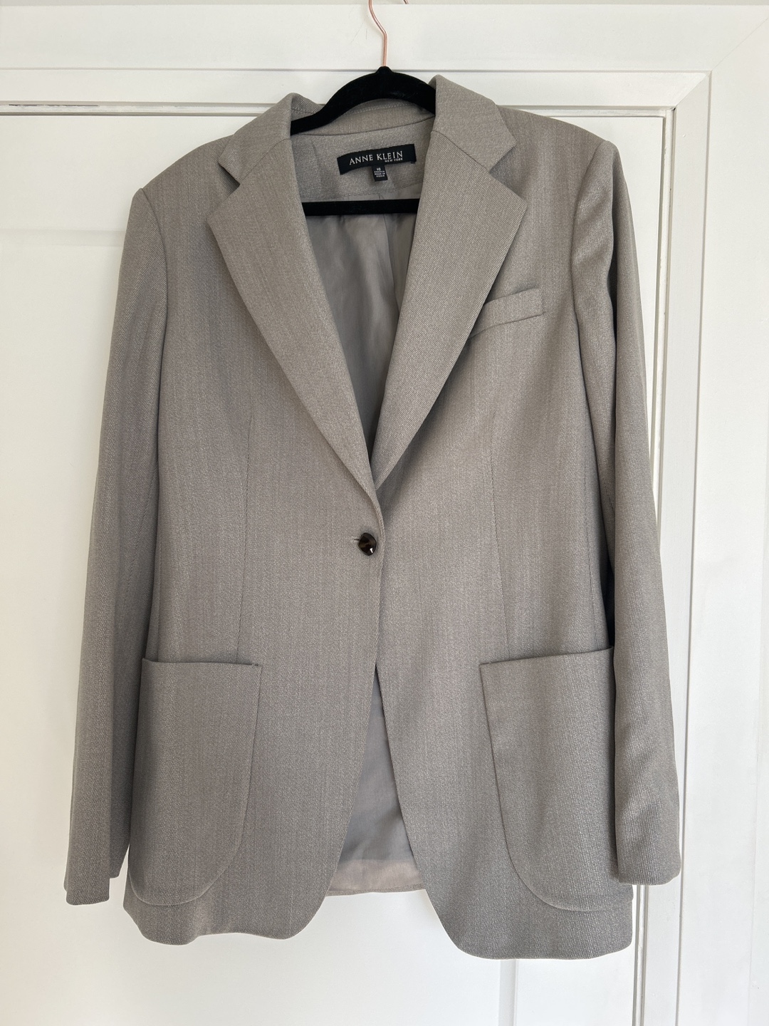 Anne Klein Grey Blazer Jacket