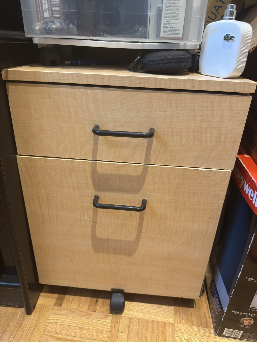 Two-Drawer Mobile Filing Cabinet