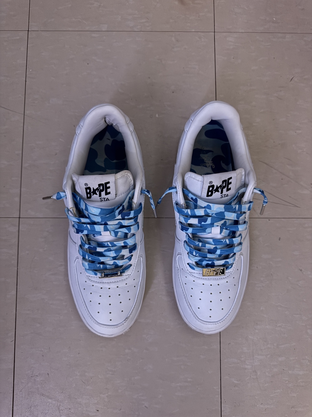 BAPE Bapesta ABC Camo Blue