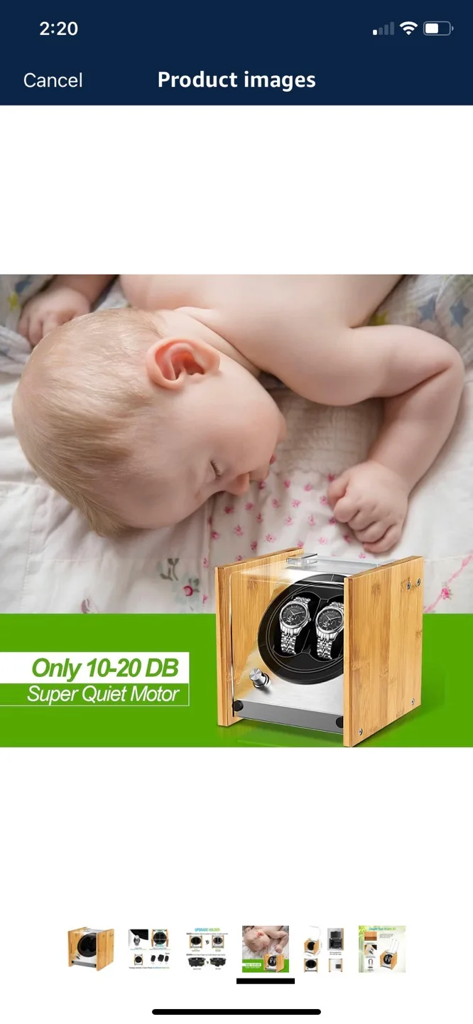 Watch Winder Smith Bamboo image indicator(5)