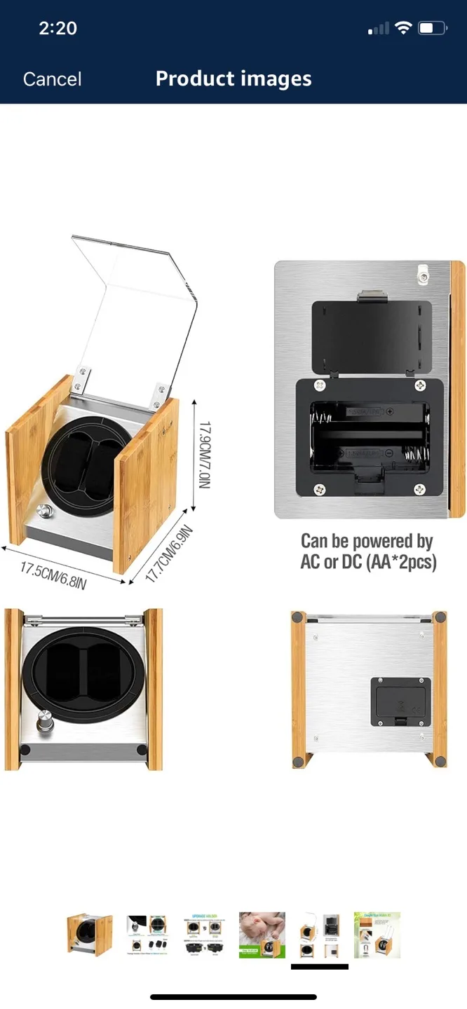 Watch Winder Smith Bamboo image indicator(4)