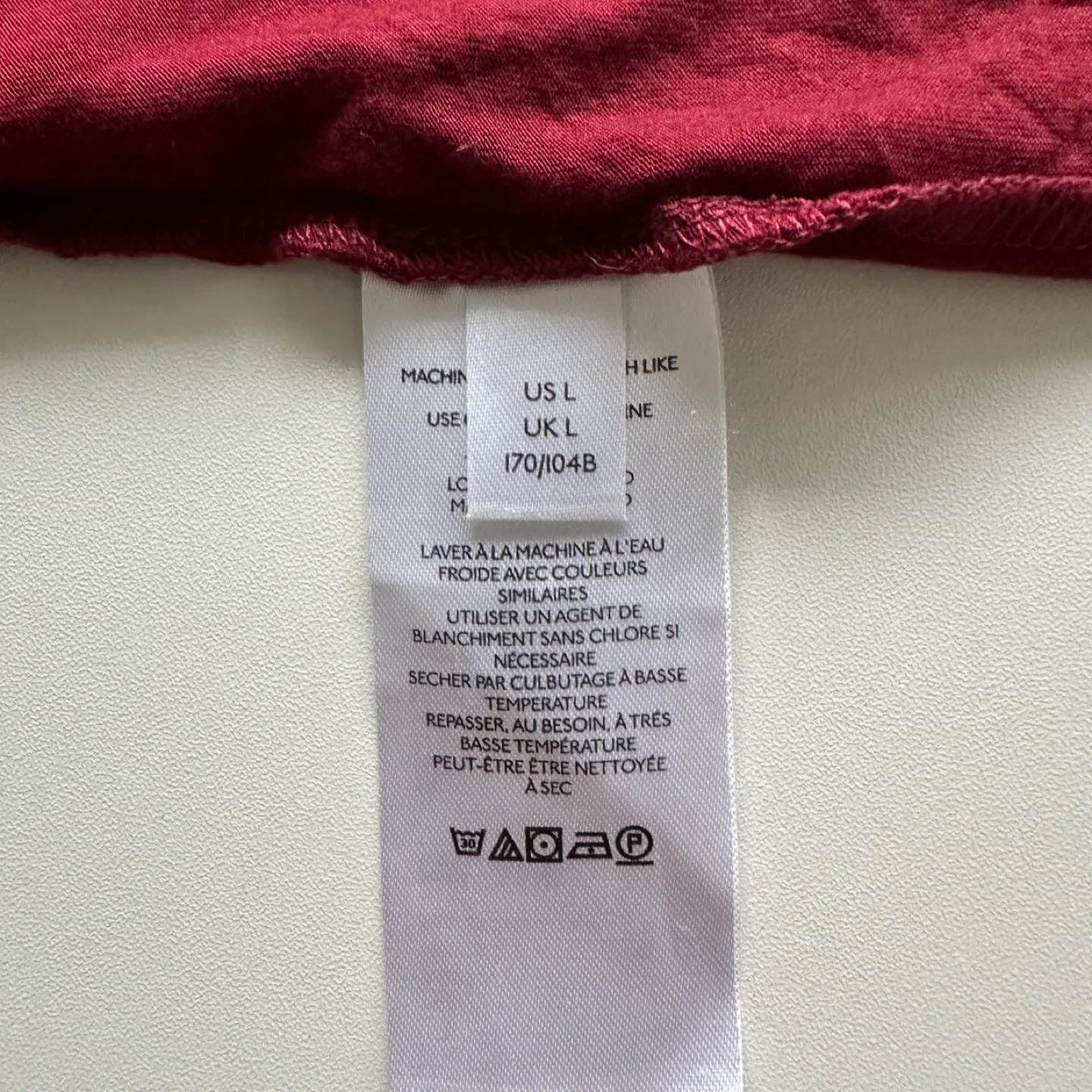 We The Free burgundy V-neck long sleeve shirt Large image indicator(10)