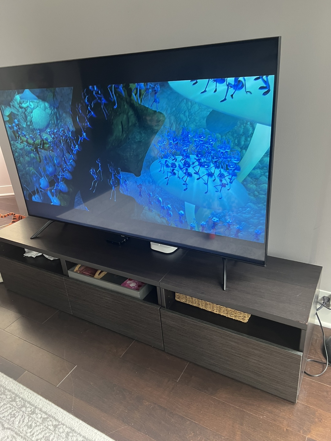 Modern TV Stand with Drawers - photo 3