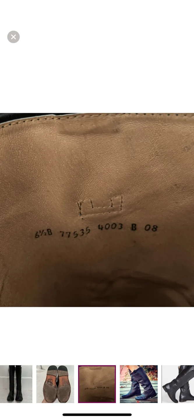 Fryer Black Leather Tall Boots 15.5 Shaft image indicator(7)