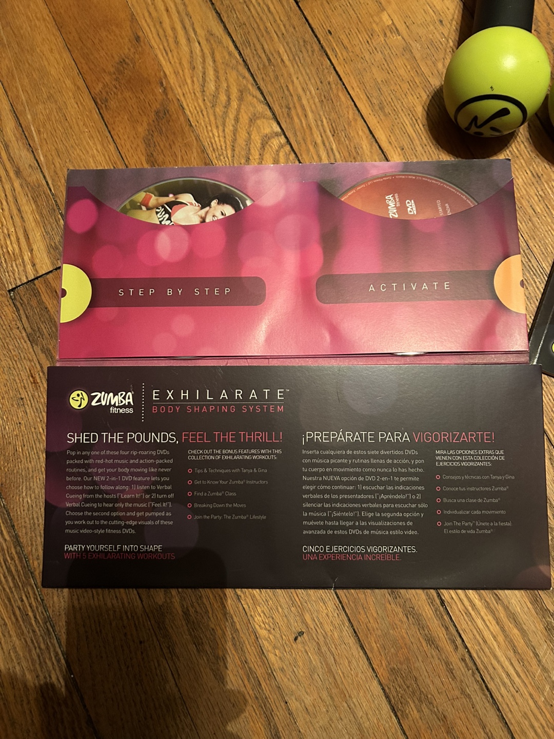 Zumba Fitness Exhilarate DVD Workout Set with Dumbbells - photo 2