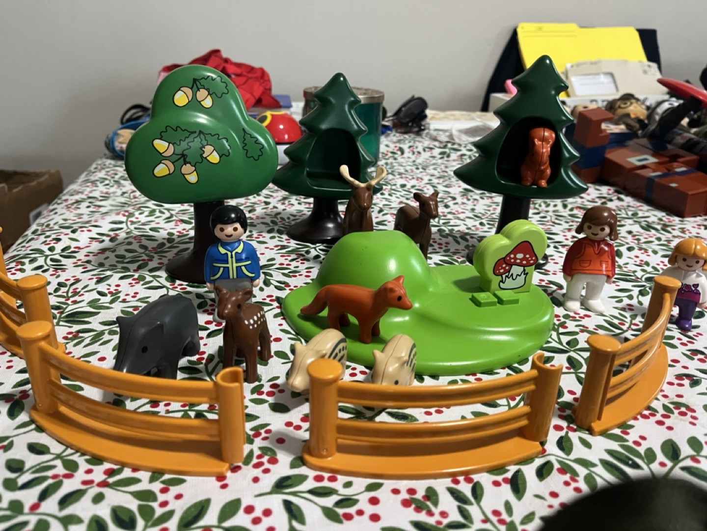 Playmobil Forest Animal Playset with Fence