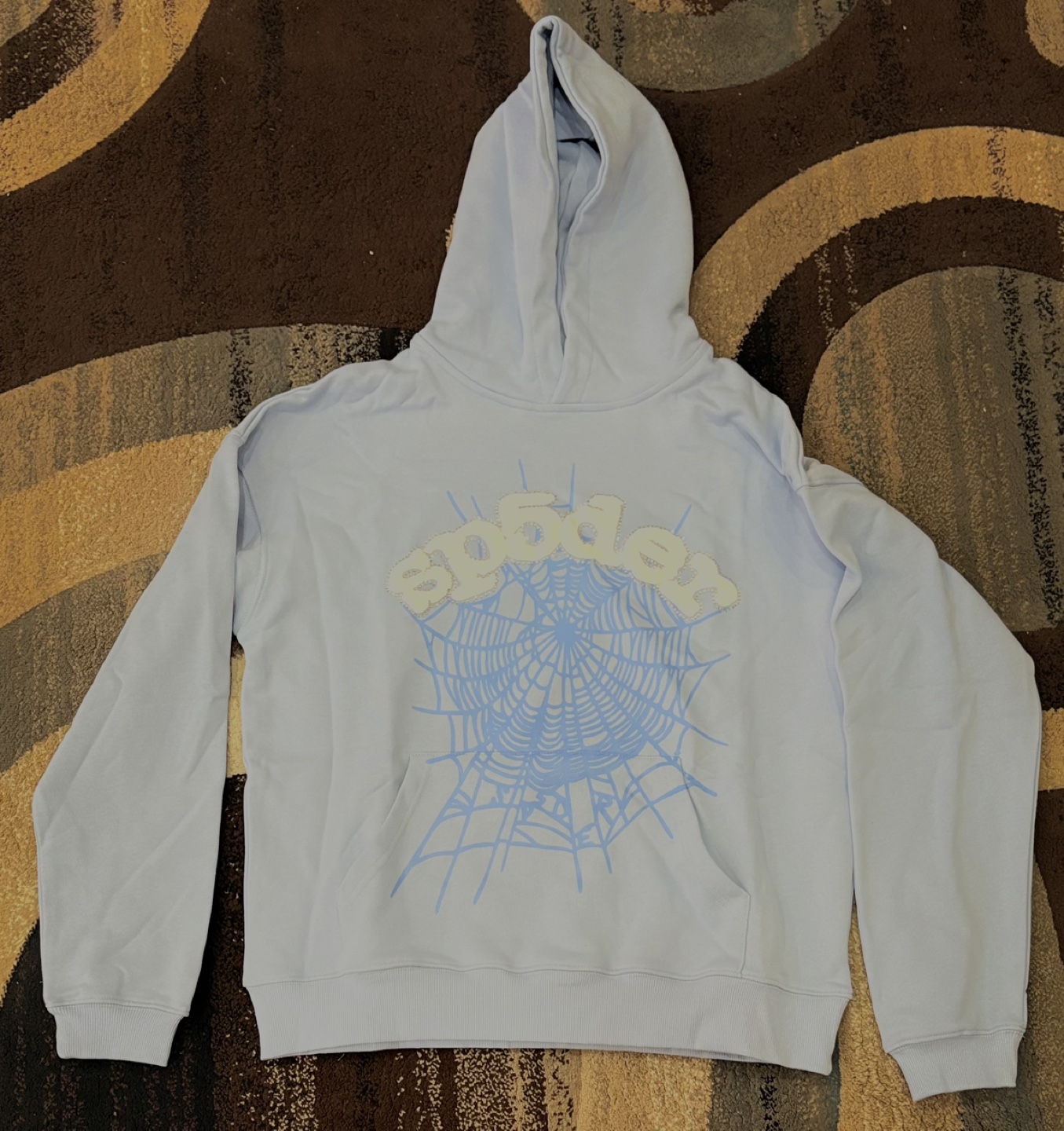blue sp5der hoodie