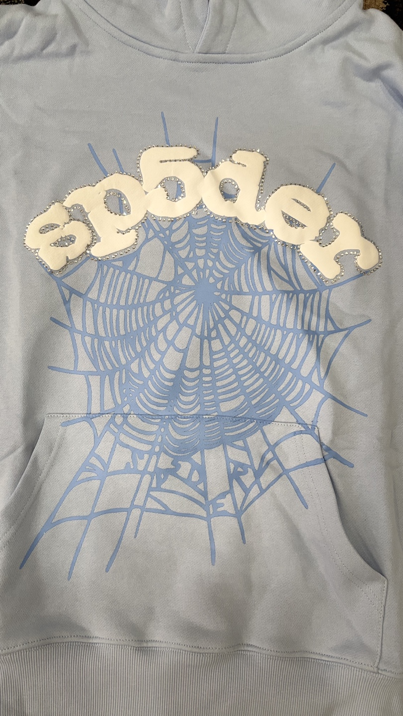 blue sp5der hoodie - photo 2