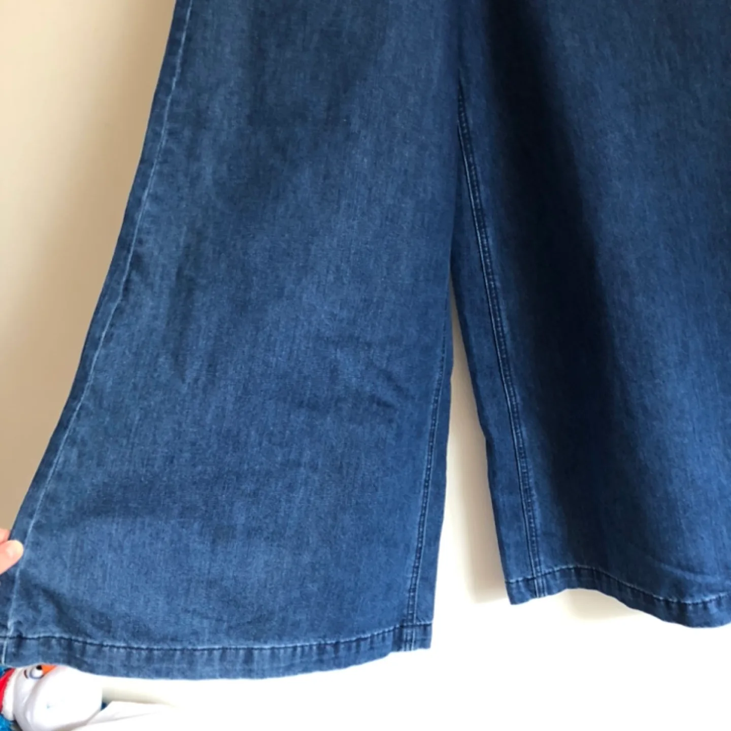 La Babité Wide Leg Denim Jeans image indicator(6)