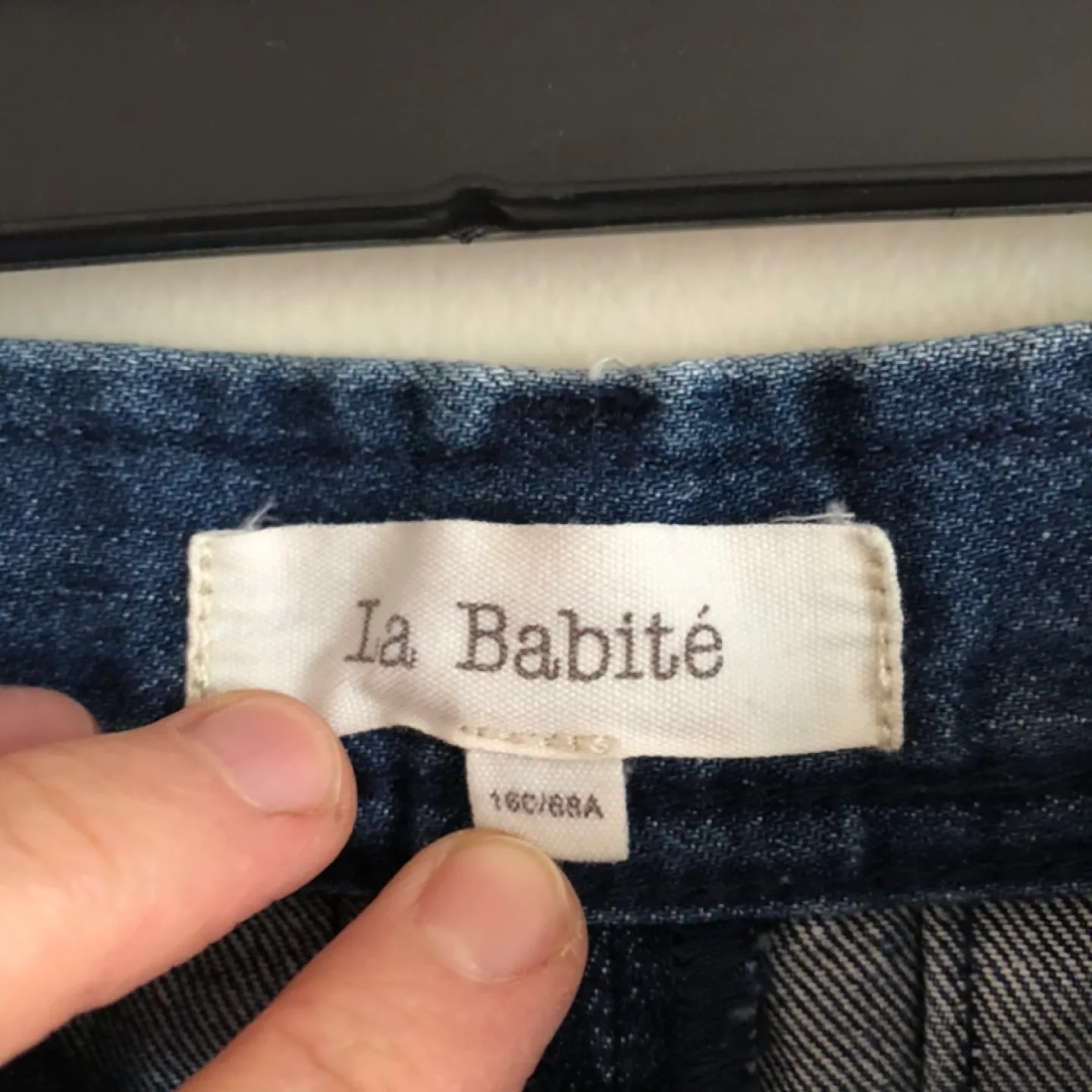 La Babité Wide Leg Denim Jeans image indicator(4)