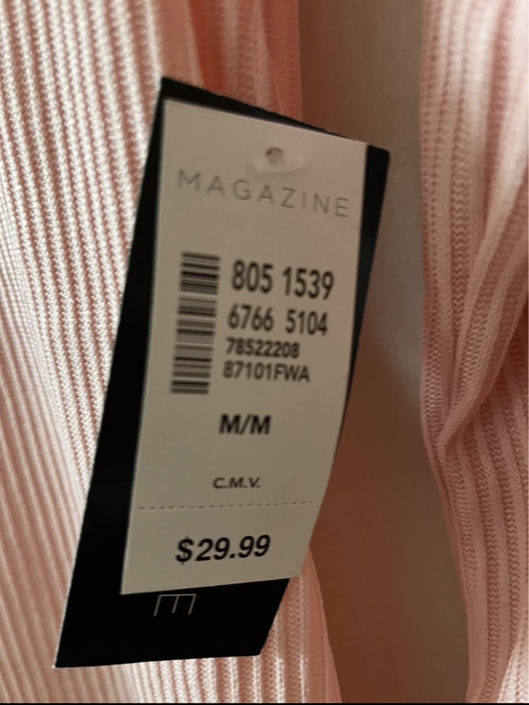 Pink ribbed turtleneck sweater - photo 2