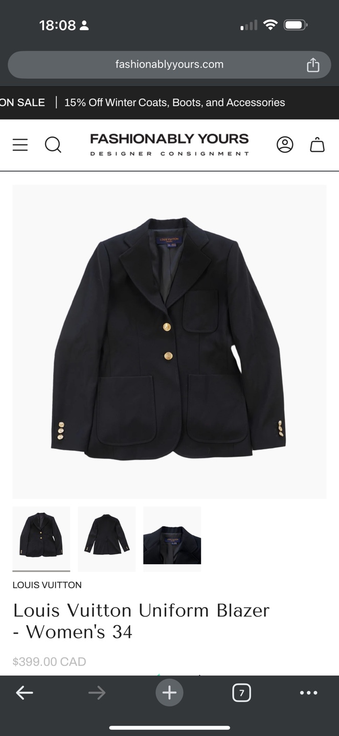Louis Vuitton Blazer - Women's Size 32
