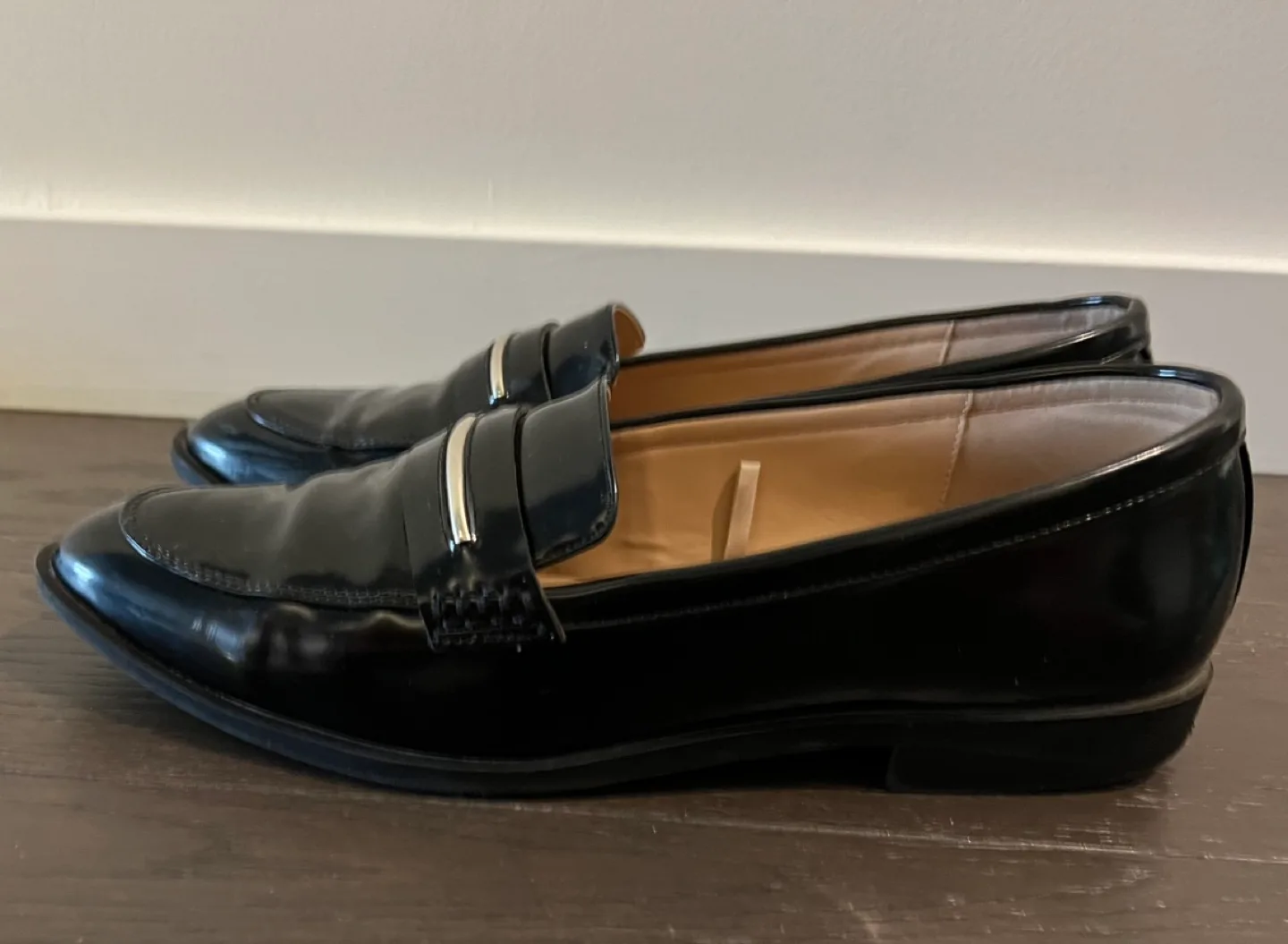 Black Patent Leather Loafers image indicator(2)