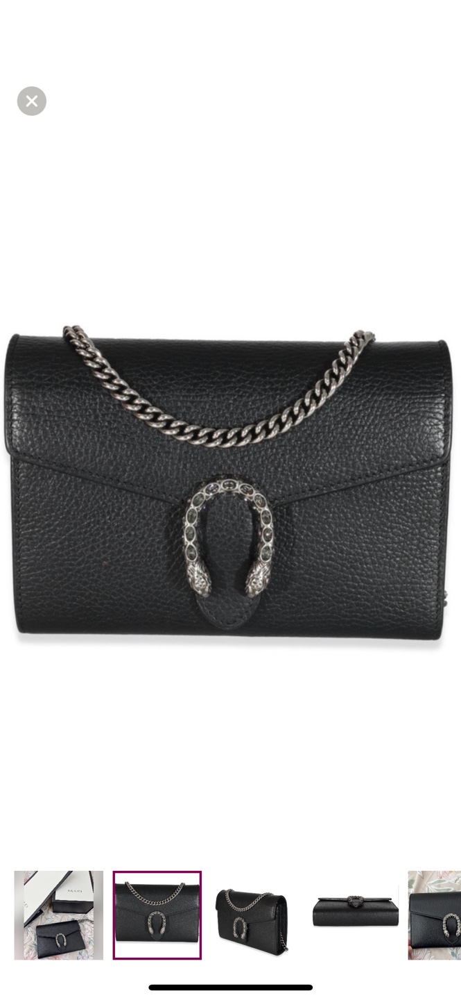 Gucci Dionysus Leather Chain Wallet - photo 2