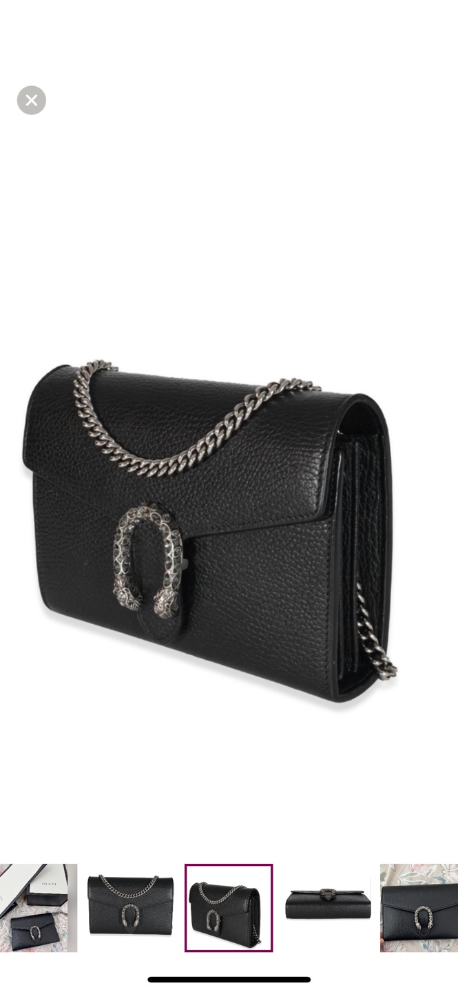Gucci Dionysus Leather Chain Wallet - photo 3