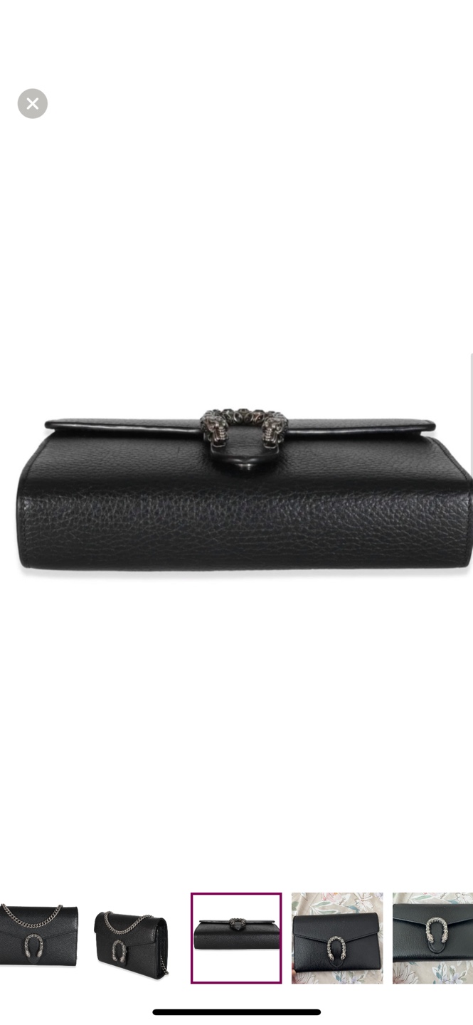 Gucci Dionysus Leather Chain Wallet - photo 4