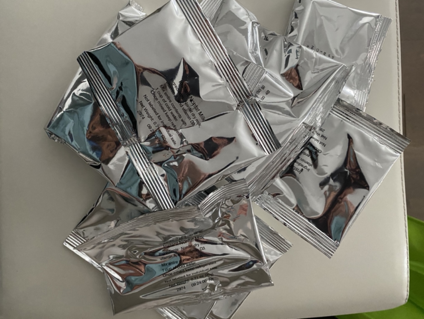 Bulk Instant Nonfat Dry Milk Packets #freecycle - photo 2