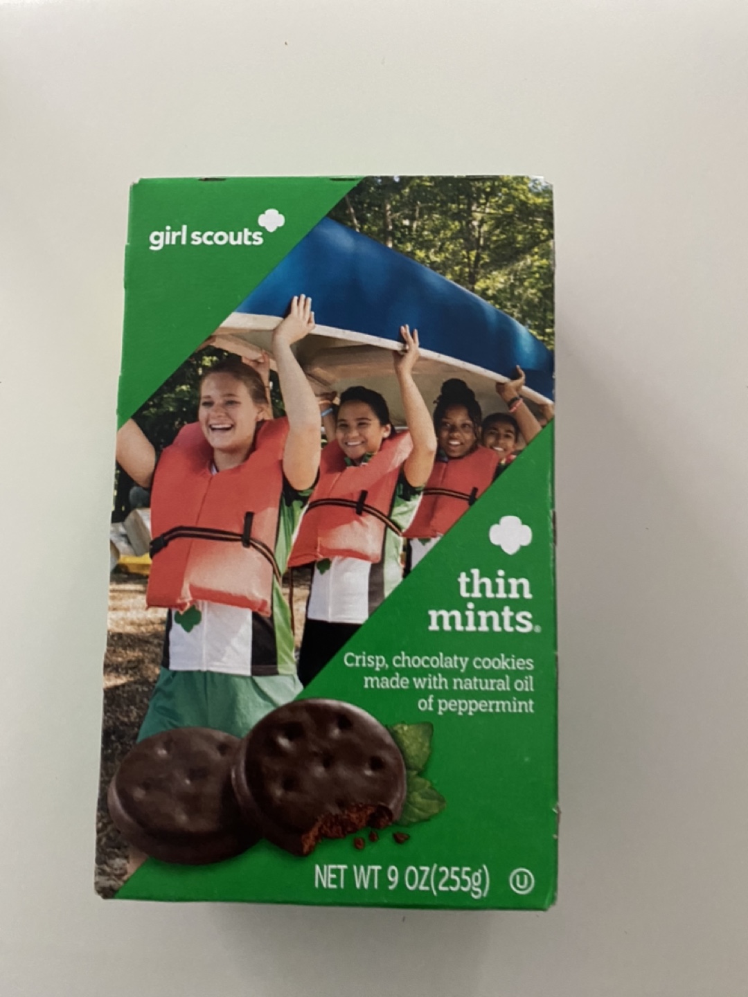 Sealed Girl Scout Thin Mints Cookies - Box of 9oz #freecycle