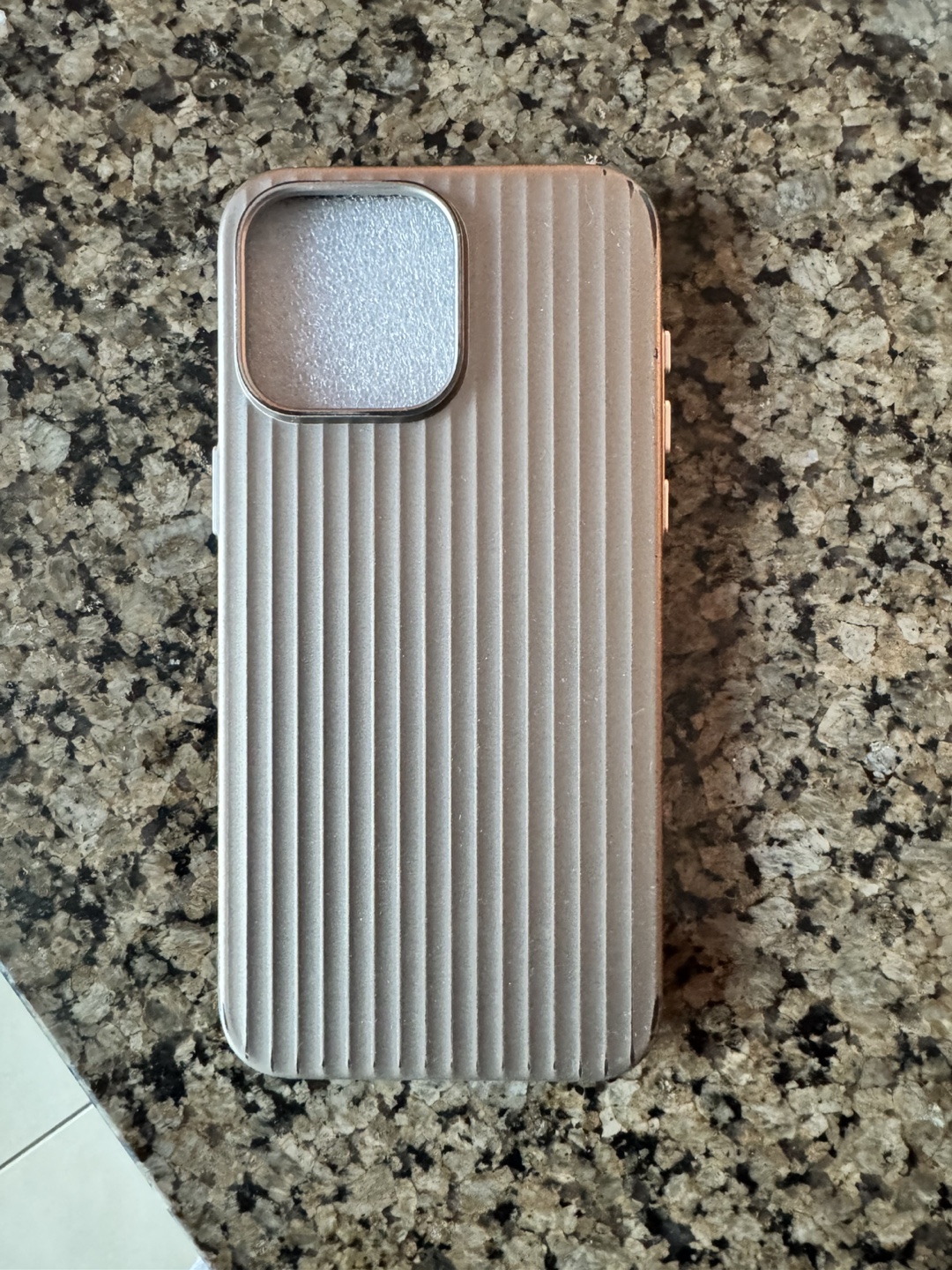iPhone 15 Pro Max Case -  Titanium Ribbed Design