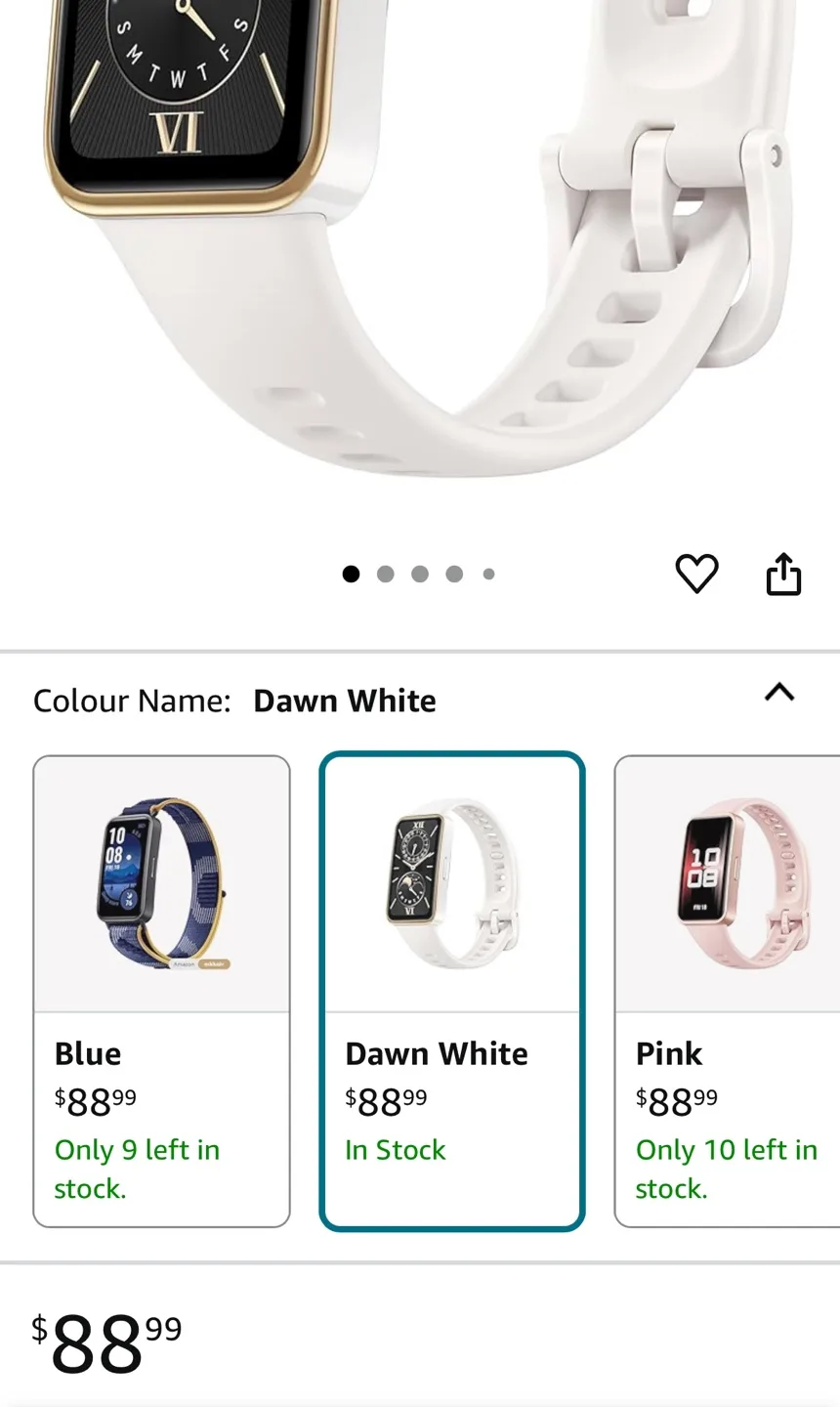 Huawei Band 9 Fitness Watch - White image indicator(3)