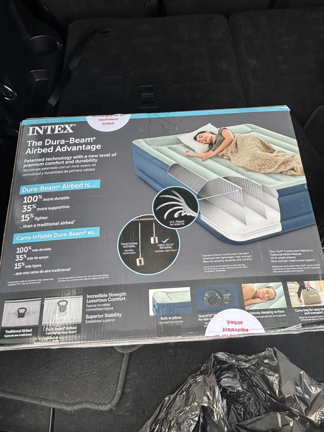 INTEX Elevated 18" Pillow Rest Queen Air Mattress - photo 2