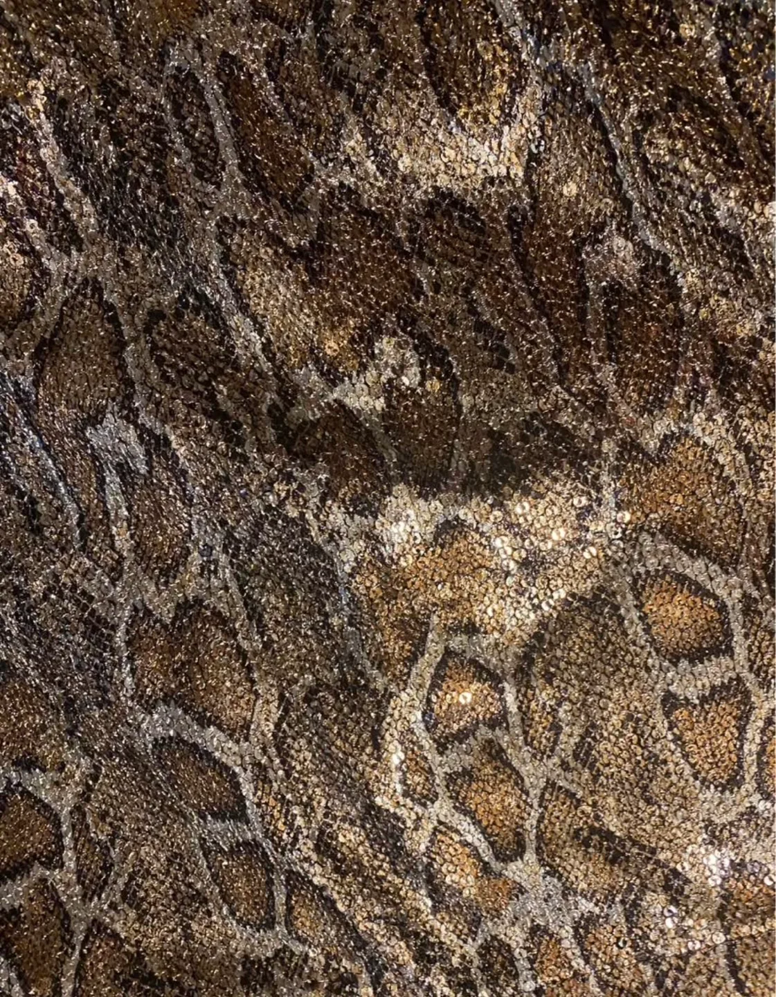 🥕Large Poster Girl Snakeskin Sequin Mini Dress image indicator(3)