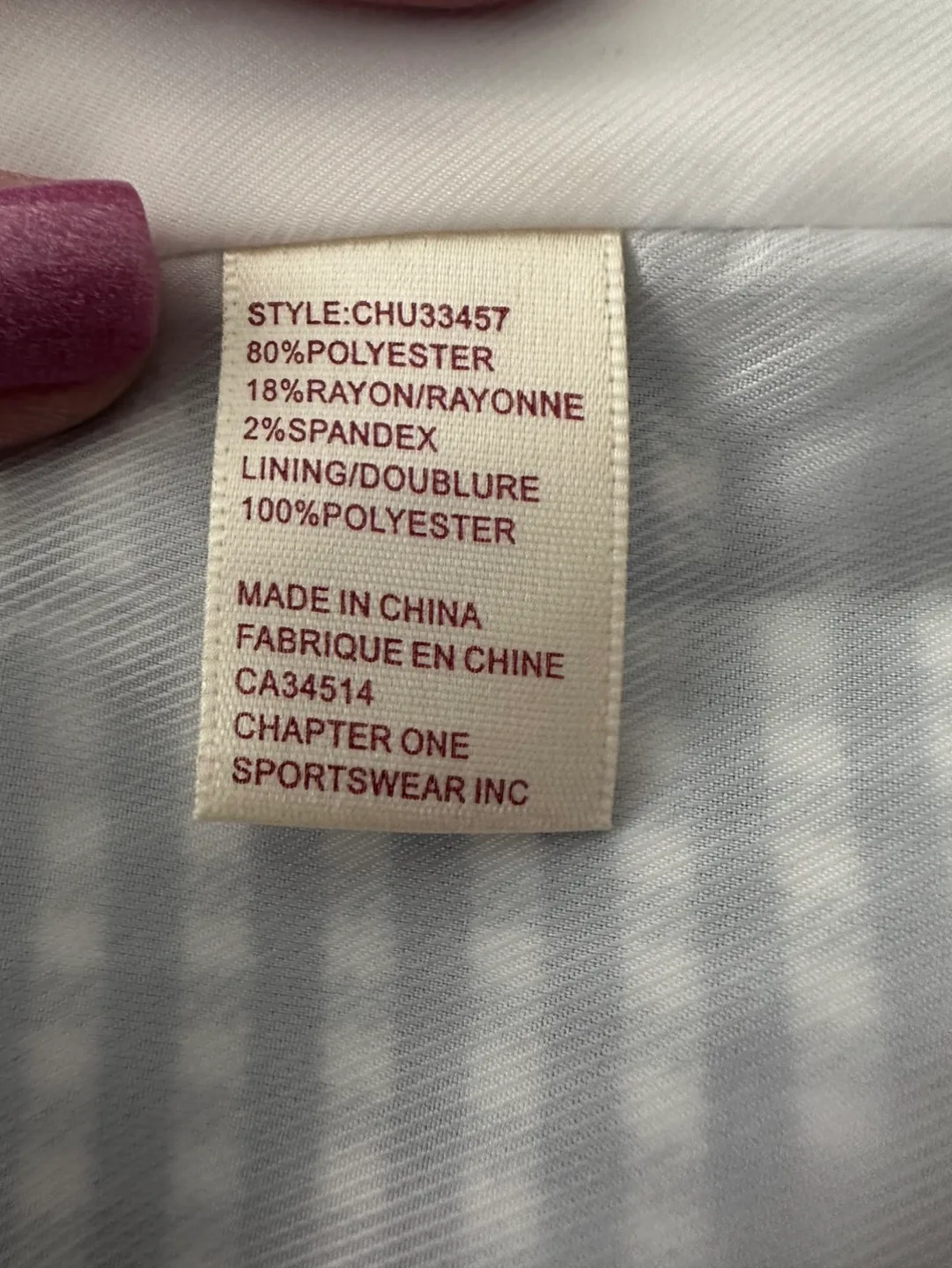 Autres filles Blue Gingham Blazer Size S image indicator(7)