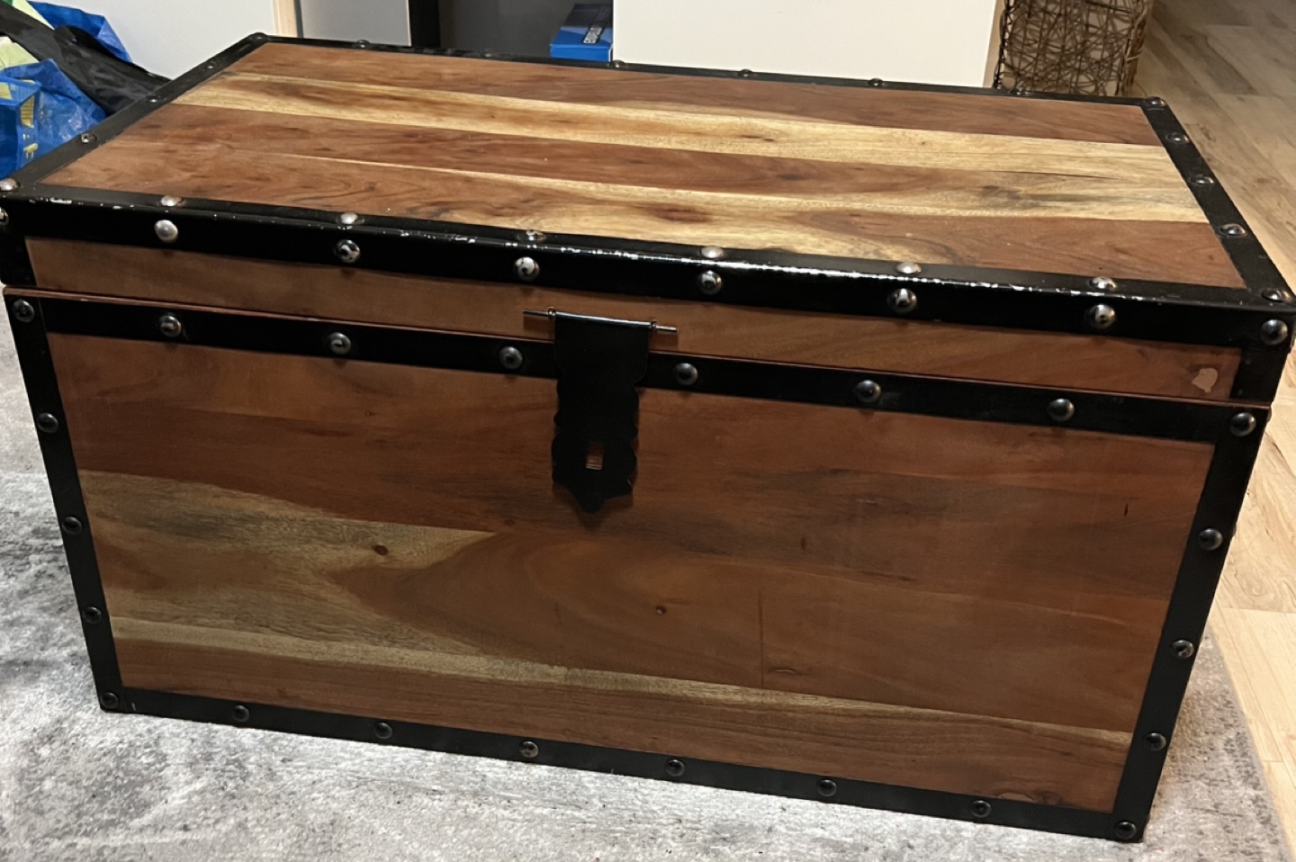 Trunk Table Large Capacity Storage Coffee Table - photo 4