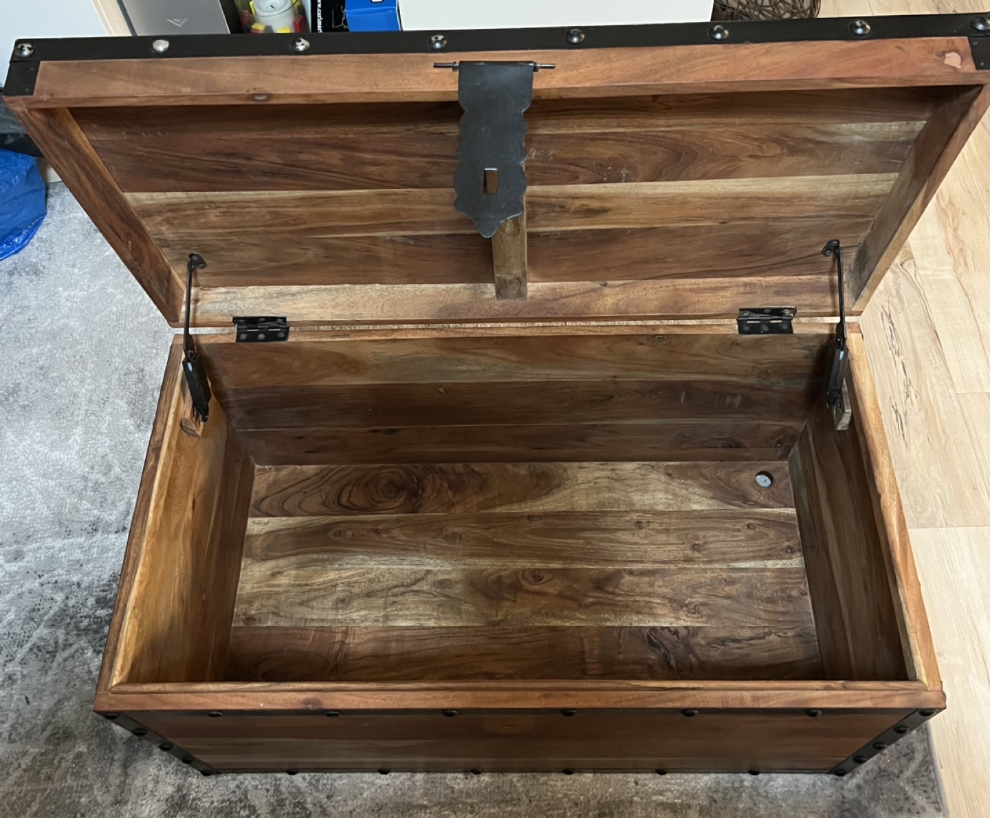 Trunk Table Large Capacity Storage Coffee Table - photo 3