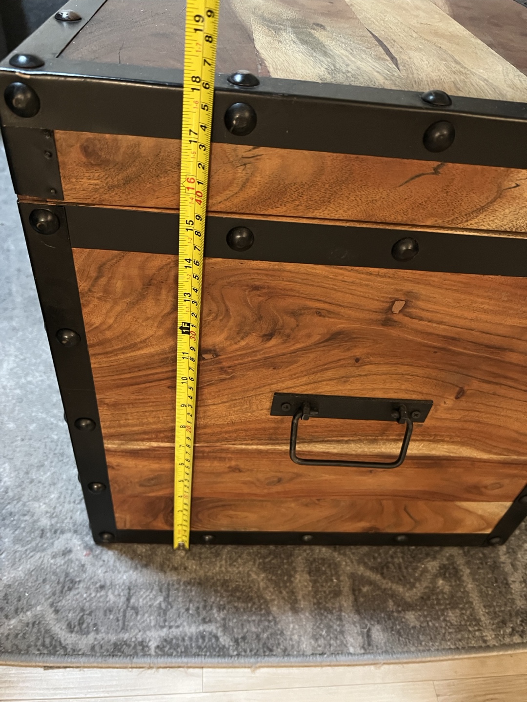 Trunk Table Large Capacity Storage Coffee Table - photo 5