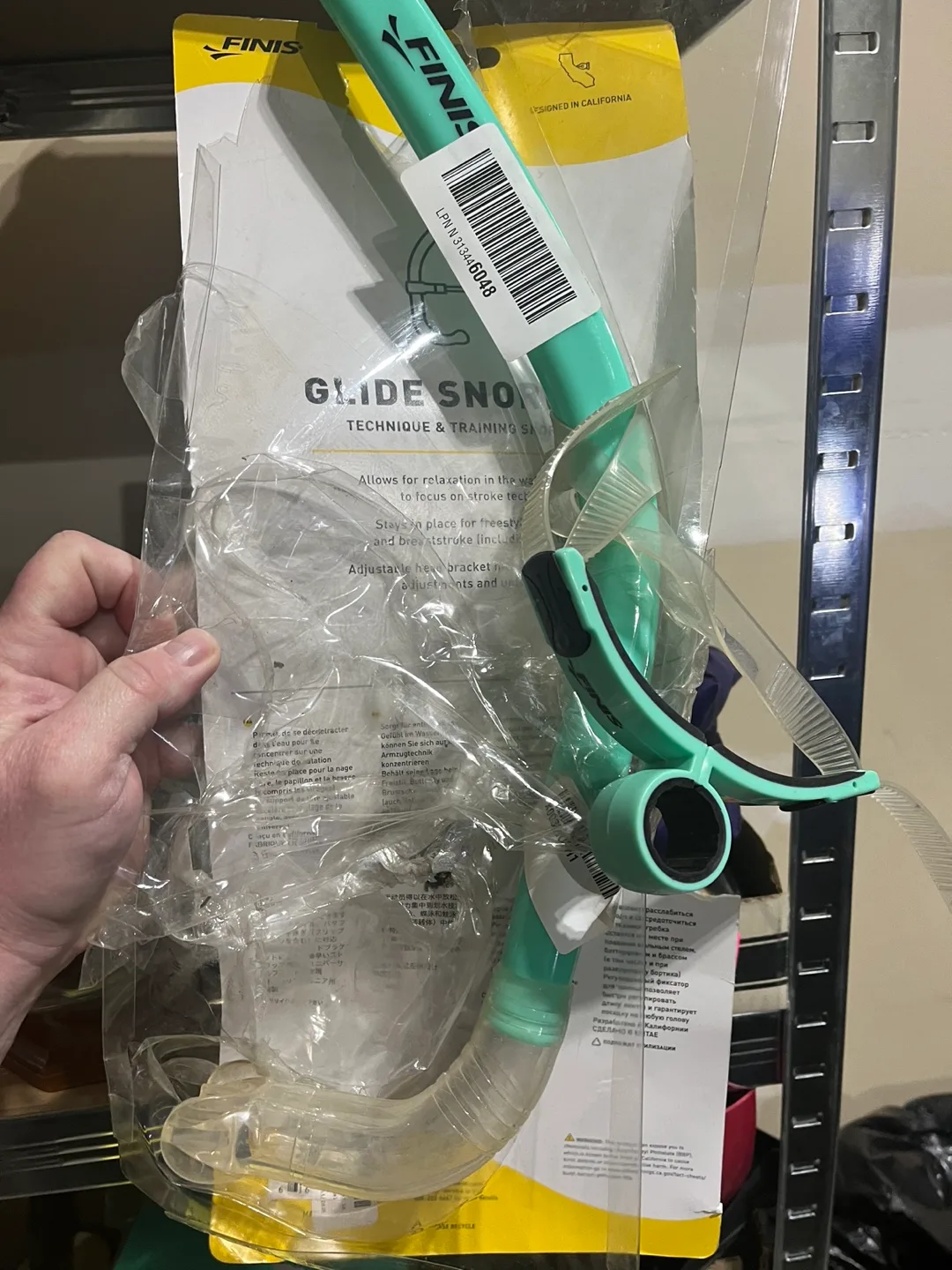 Finis Glide Swim Snorkel - Teal image indicator(2)