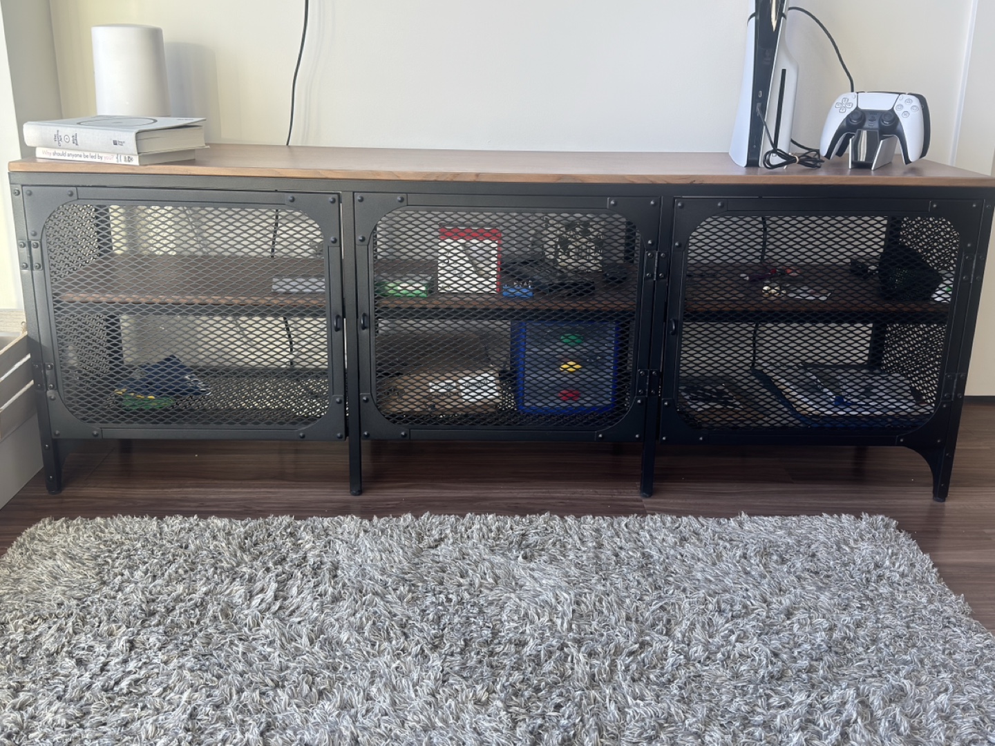 TV Bench - Industrial-Style Media Console