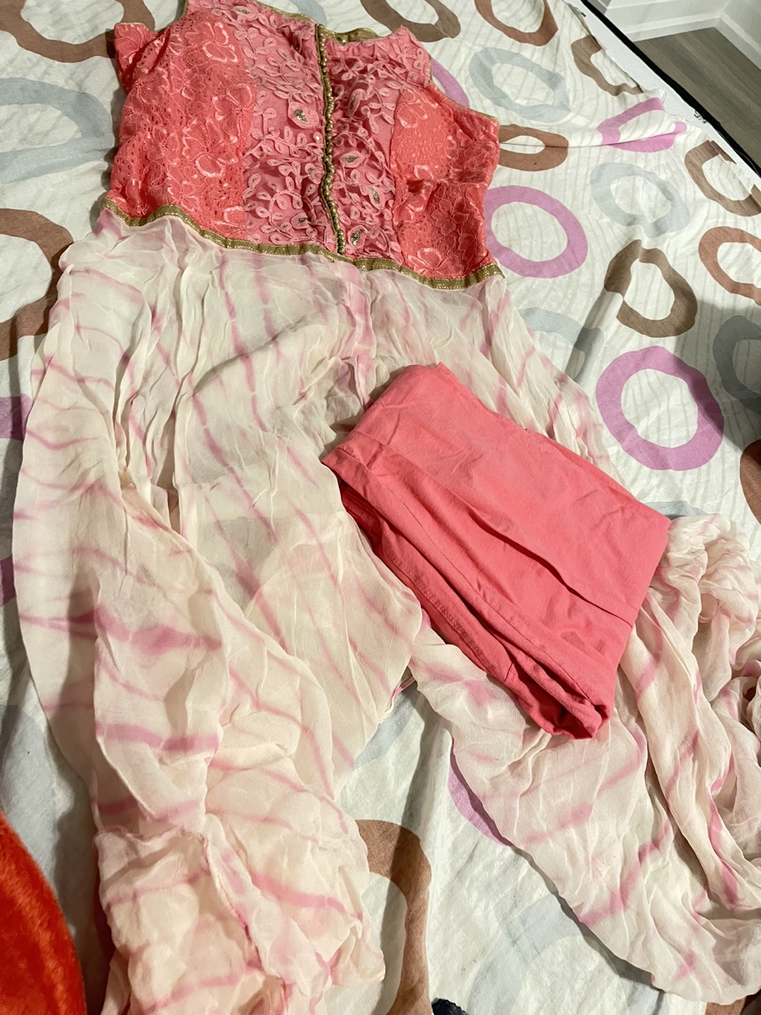 Pink and White Shalwar Kameez #freecycle