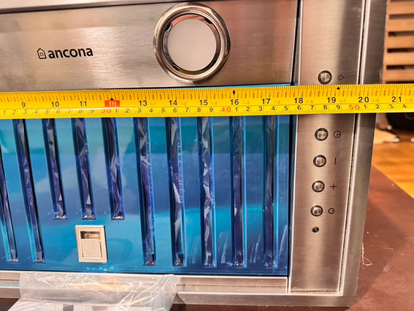 Ancona Built-In Range Hood image indicator(3)