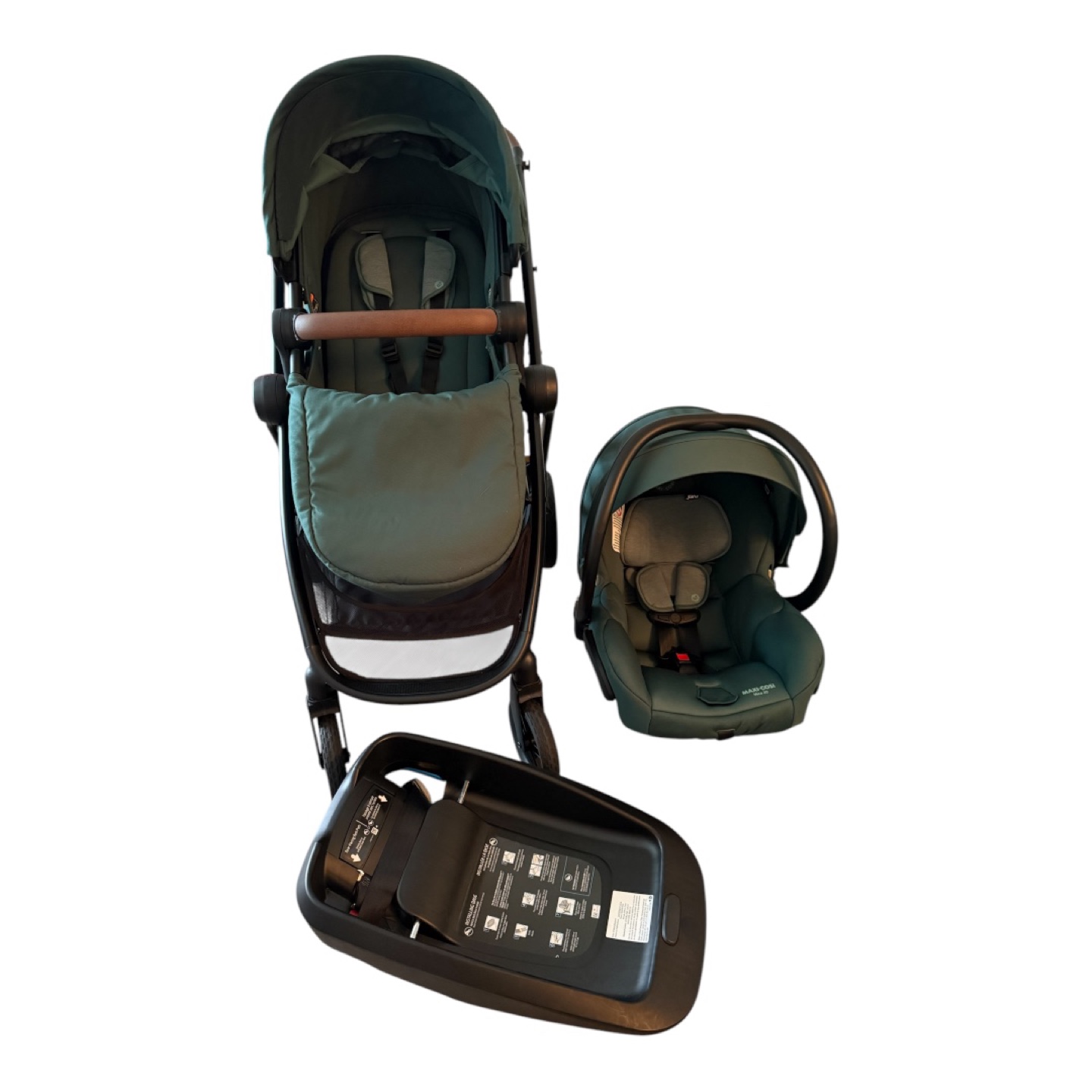 Maxi-Cosi Zelia 2-in-1 Travel System - Emerald Green - photo 3