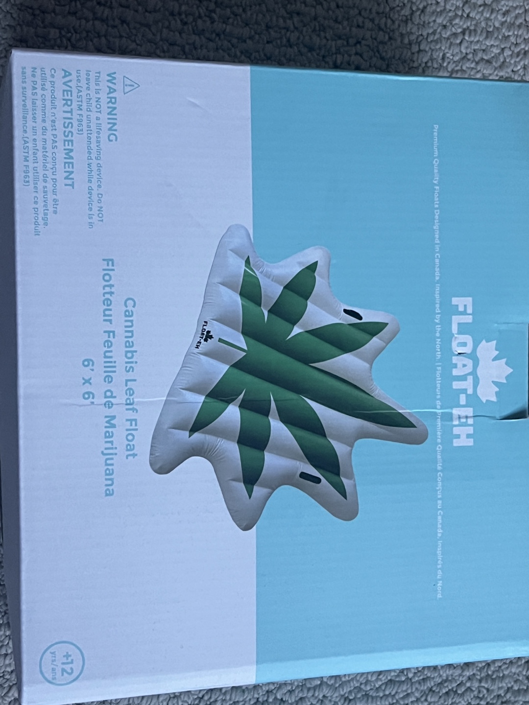 FLOAT-EH Green Leaf Pool Float