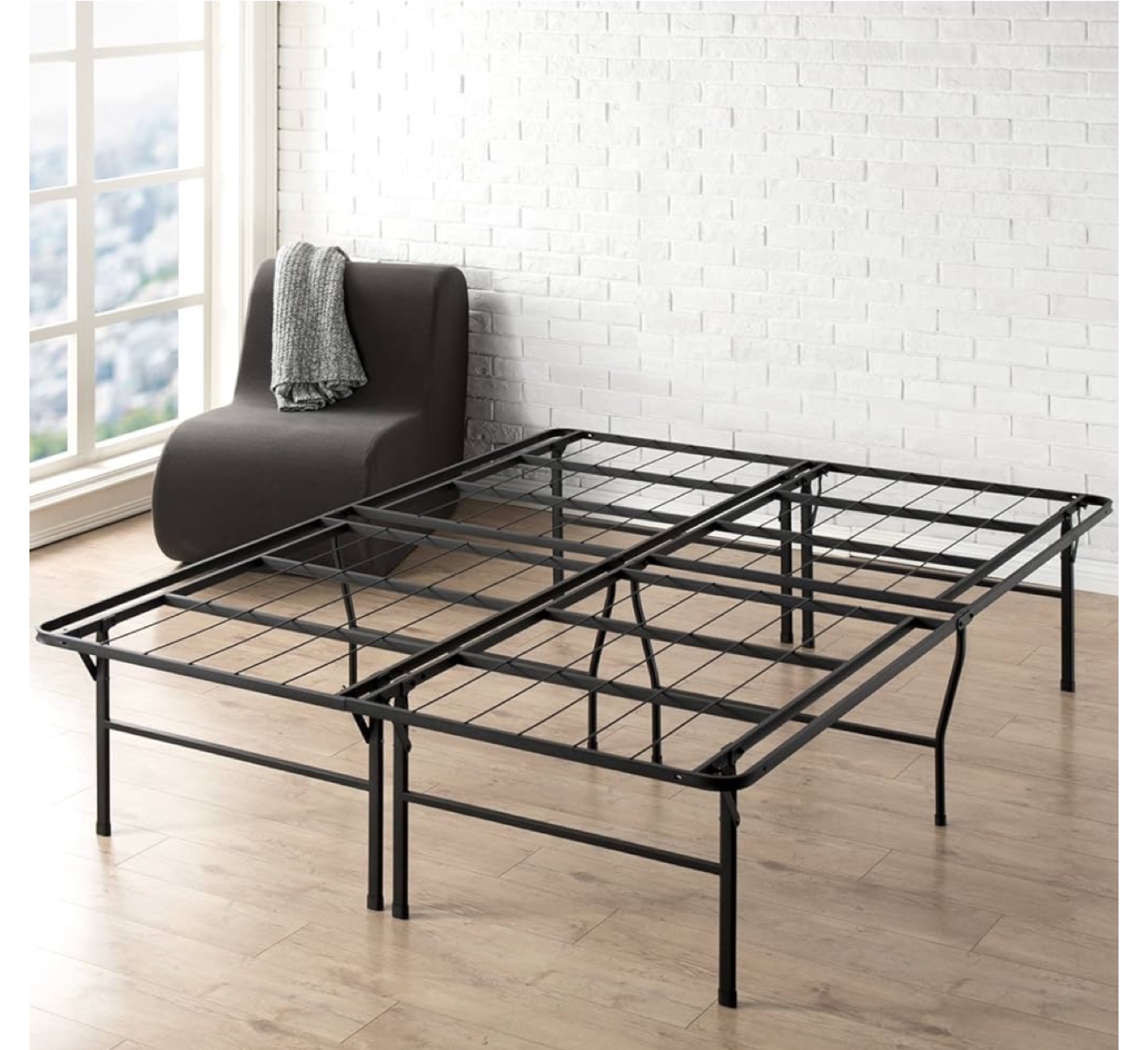 Metal full Bed Frame - photo 2