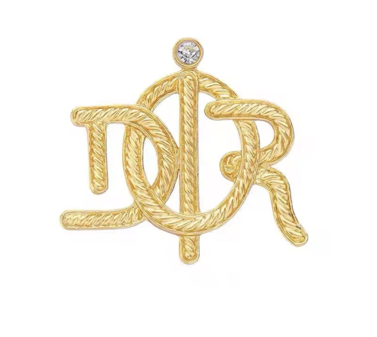 Vintage Dior Logo Brooch - photo 3