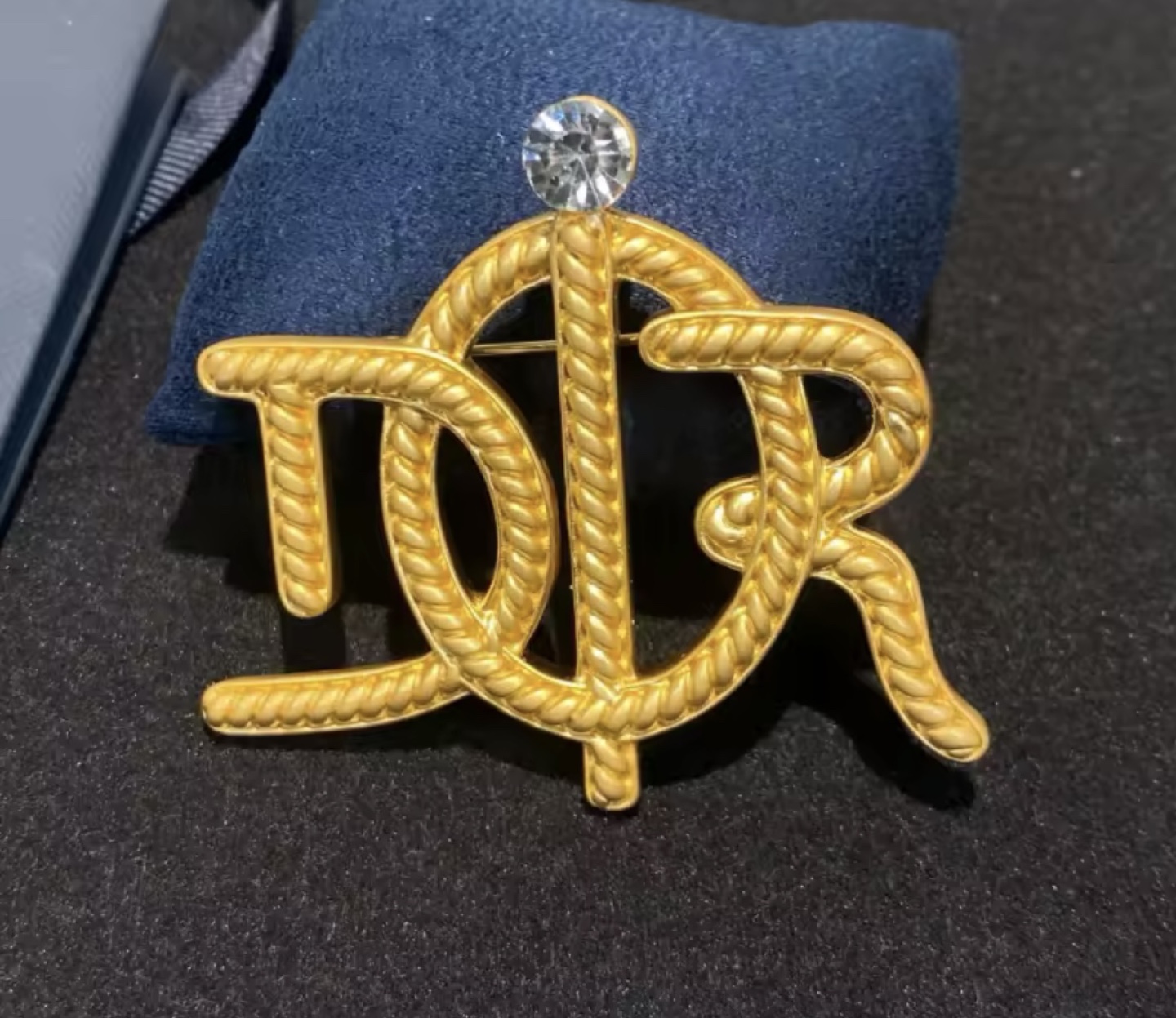 Vintage Dior Logo Brooch - photo 2