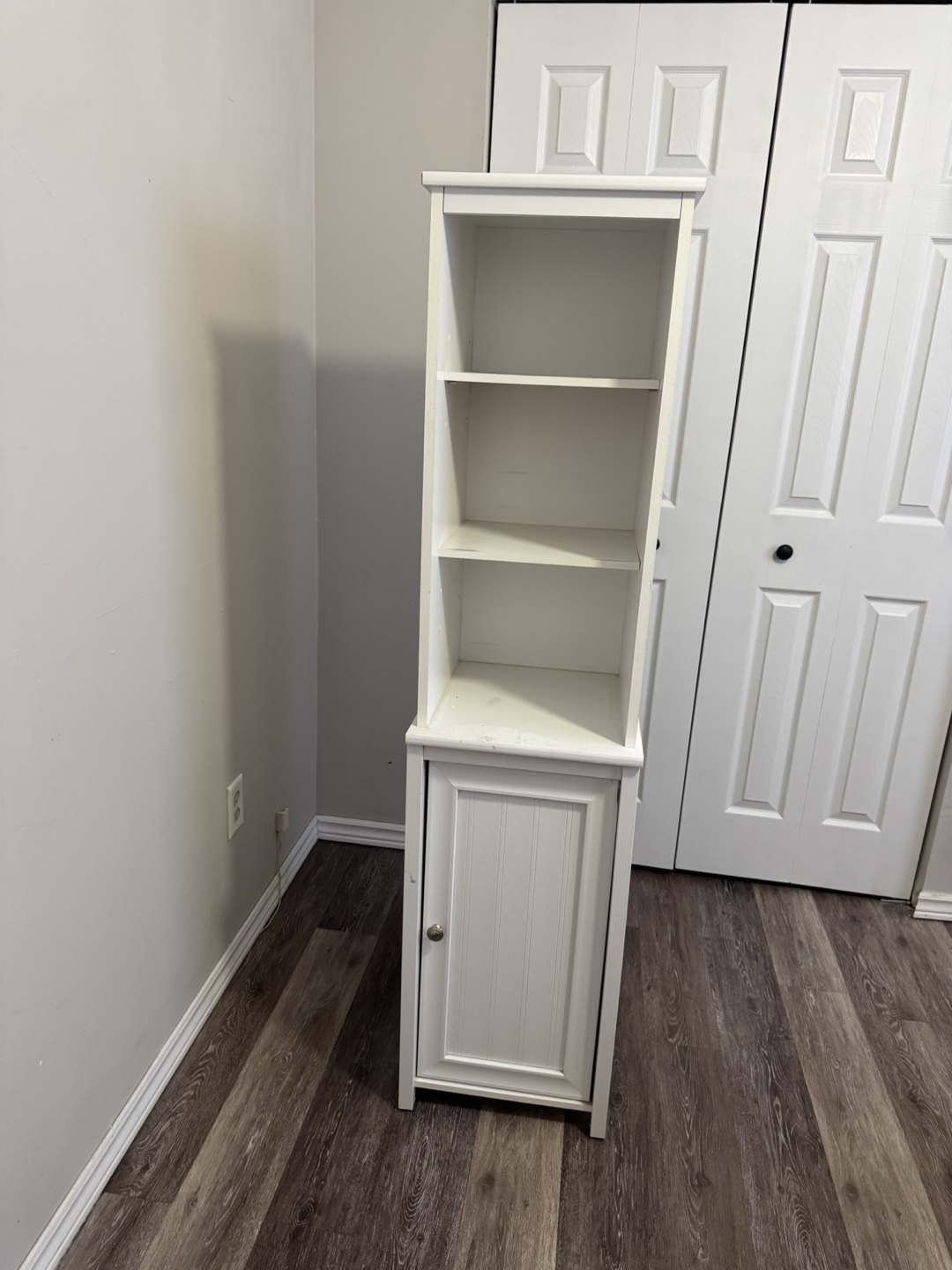 White Wooden Storage Cabinet